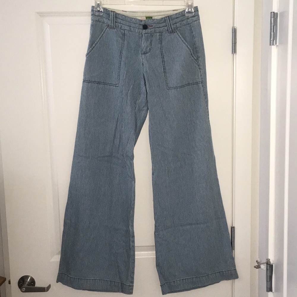 Anthropologie 70’s Style Straight-leg Trousers